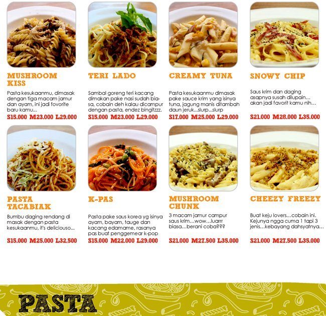 Cobain Hidangan Italia Harga Mahasiswa di Warung Pasta