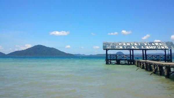 tempat wisata lampung pantai klara