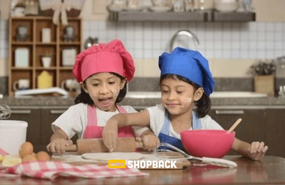 memasak bersama anak