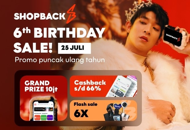 Promo Ulang Tahun ShopBack, Ada Hadiah Rp20 Juta dan Tiket Gratis ke Korea