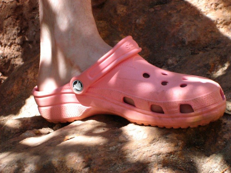 Crocs are suitable even for extreme sports