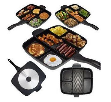 Alpha Living Multi function Non-Stick Divided Grill