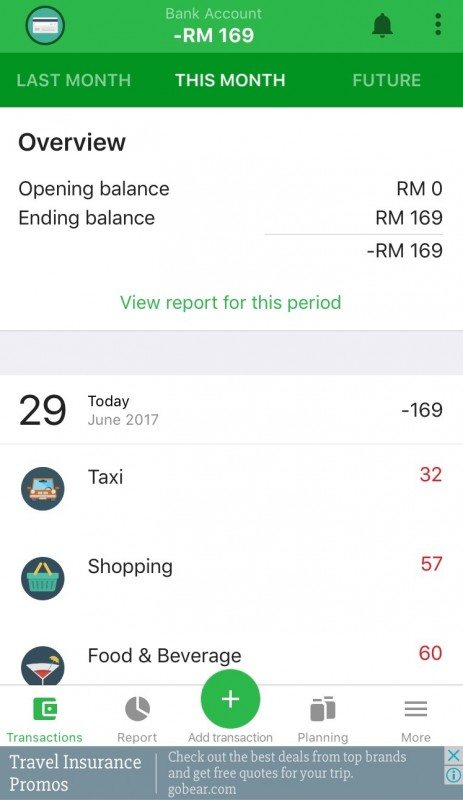 free expense tracker app