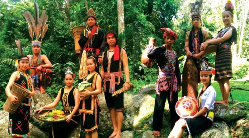 People of different ethnic tribes in their traditional outfit