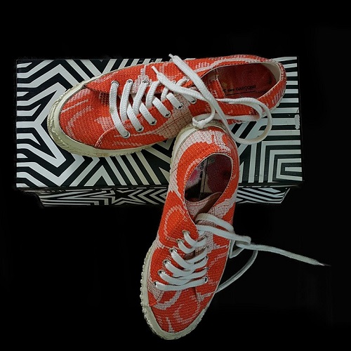 New Shoes Gift Box Orange Sneakers 