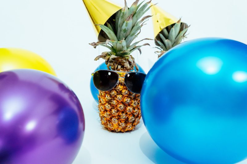 Pineapple at party