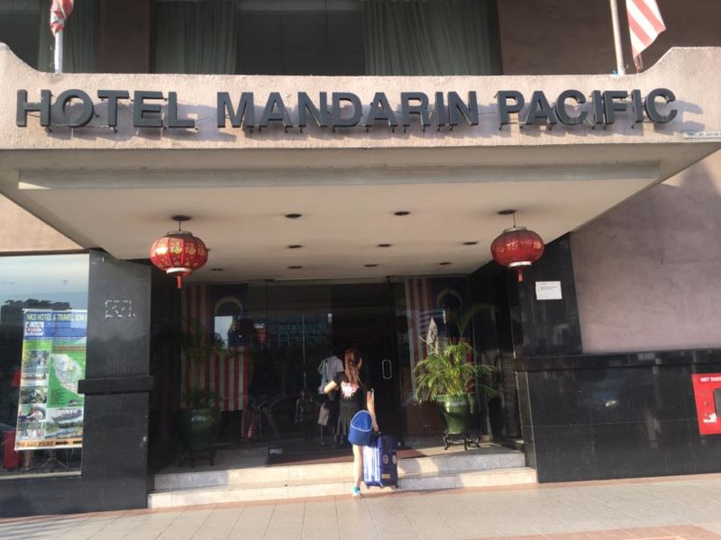 Front lobby Mandarin Pacific Hotel