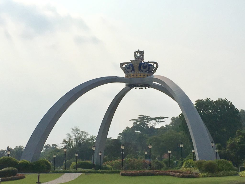 The Crown of Johor by day 
