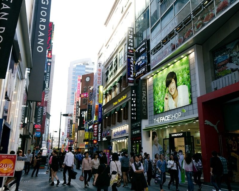 myeong dong streets