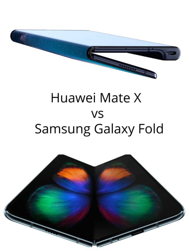 huawei mate x and samsung galaxy fold comparison