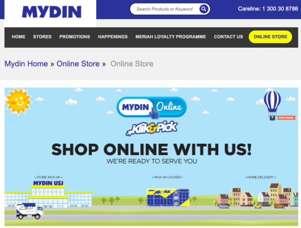 Online shopping mydin MYDIN MALL