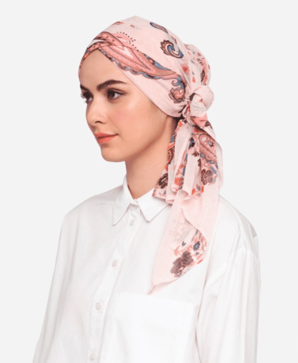 floral printed pink Zalora modest wear hijab