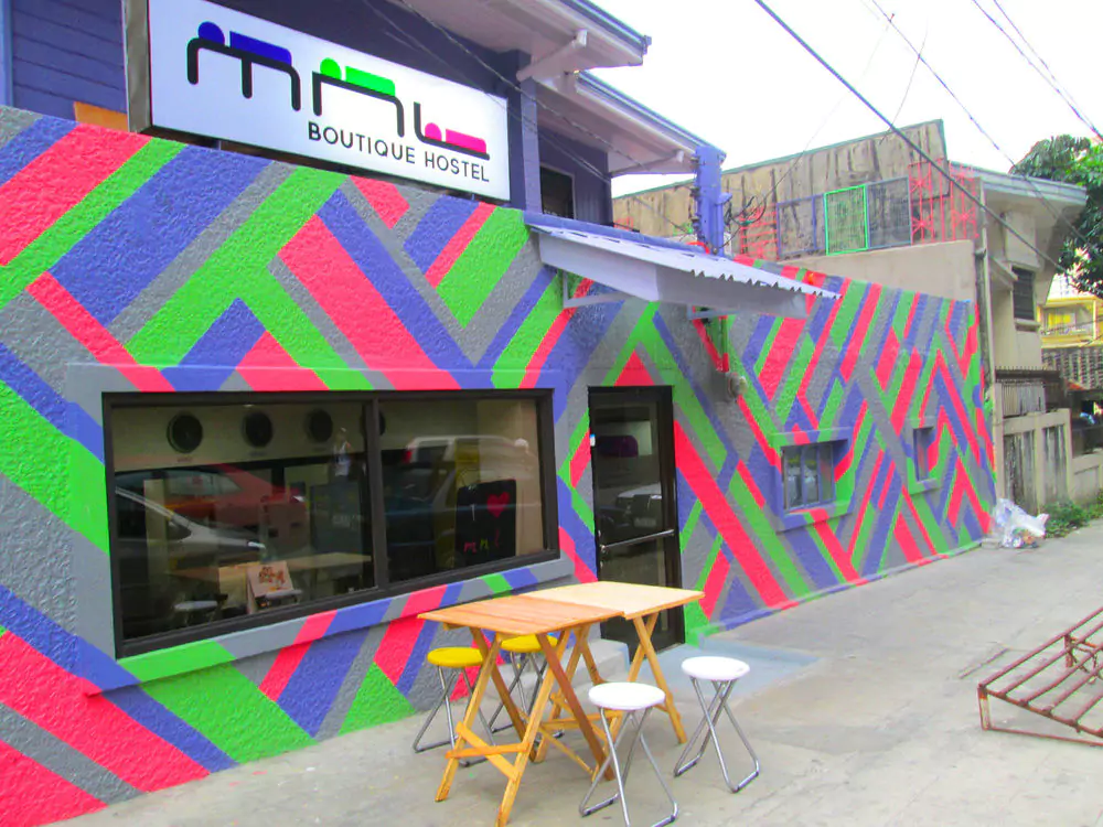 Outside view of MNL Boutique Hostel Makati