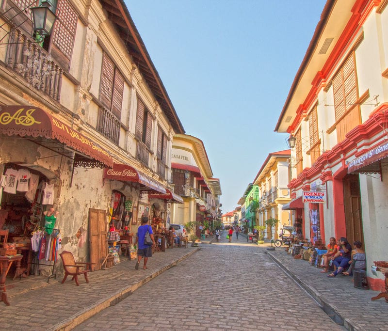 Calle Crisologo in Vigan, Ilocos Sur 