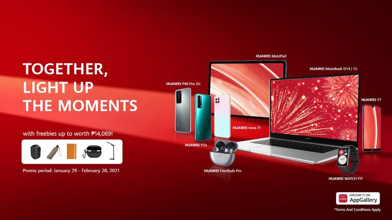 Upgrade your smartphone with Huawei’s Light Up Promos