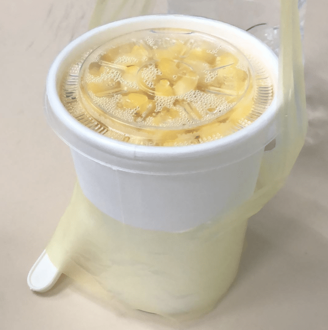 sweet corn in cup