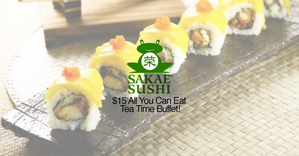 Sakae Sushi: S$15 All You Can Eat Tea Time Buffet