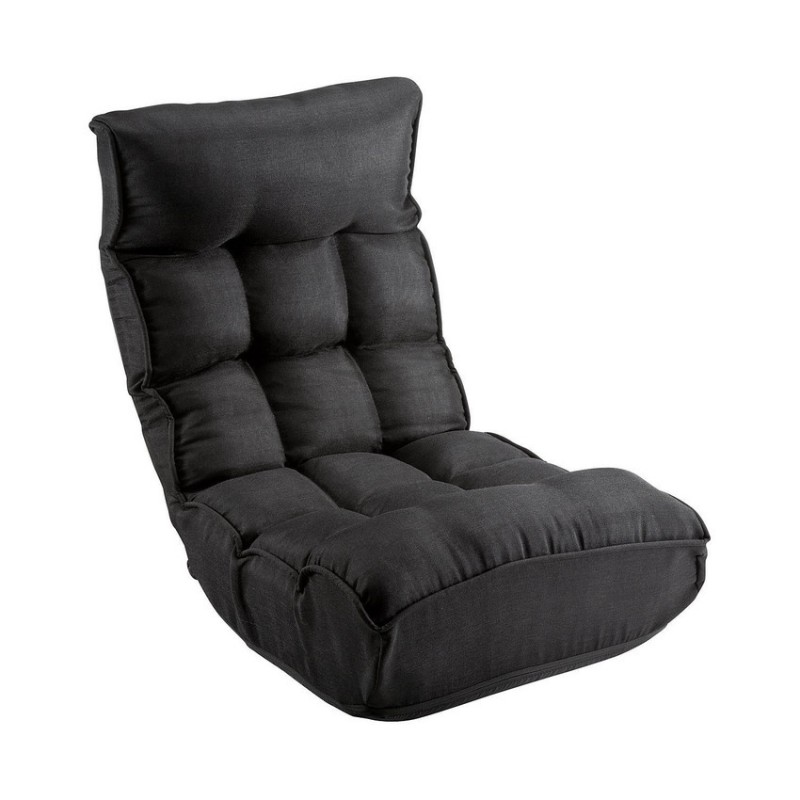 Foldable Sofa Floor Chair (Black)  SGD 82.22