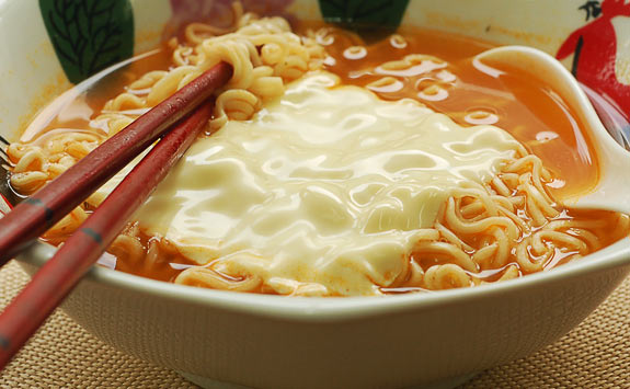 cheese instant noodles