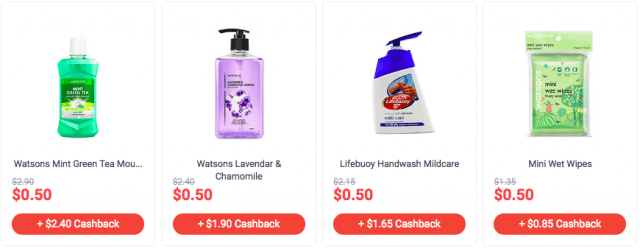 Super Cashback Health And Beauty Product Deals