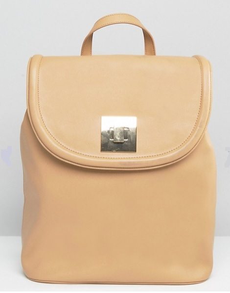 Camel backpack from ASOS