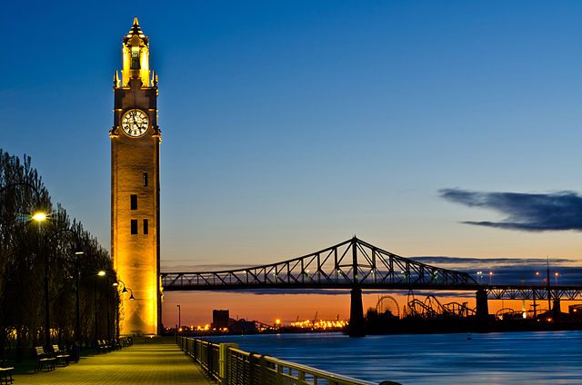 Montreal clock tower