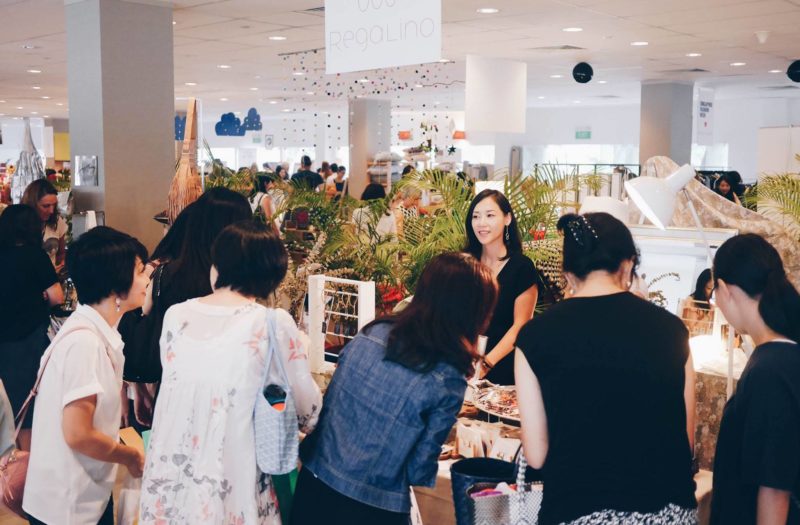 People Shopping at Boutique Fairs Singapore