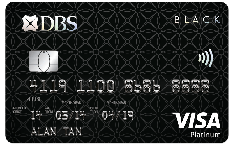 DBS Black Visa Card credit card promotion