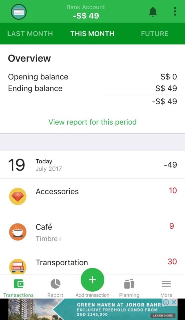 best expense tracking app money lover