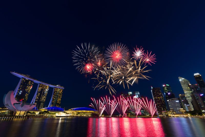 Singapore National Day Fireworks