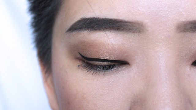 eyeliner double eyelid tape with makeup