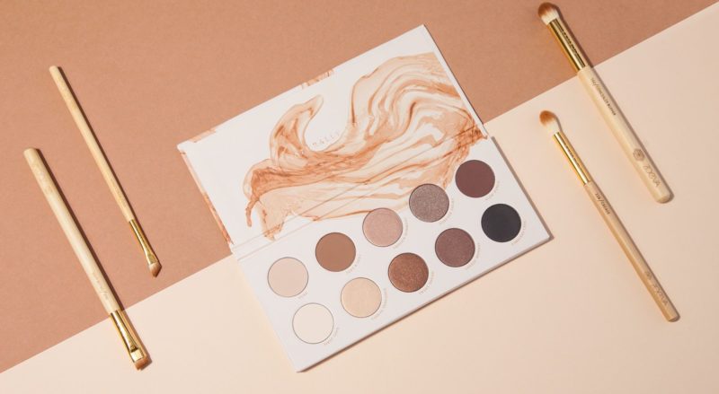 ZOEVA Naturally Yours Eyeshadow Palettes with bamboo brushes