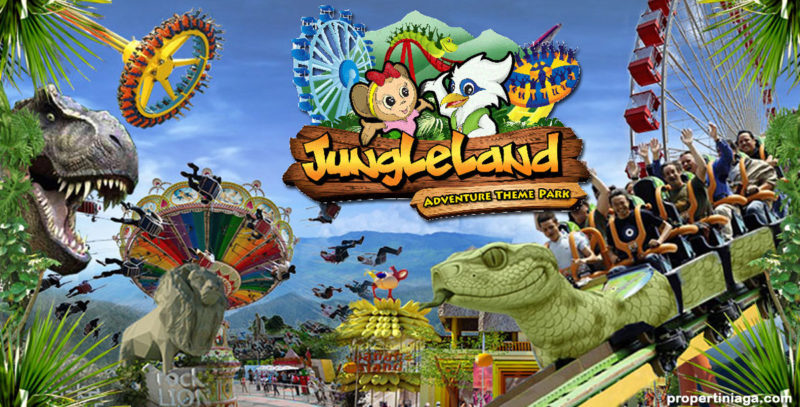Jungle Land theme park in Indonesia