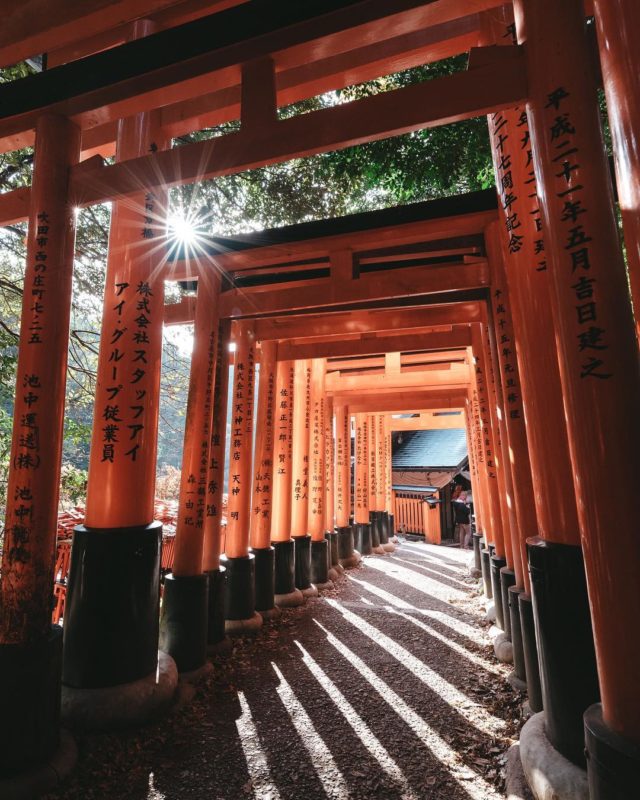 Temple Fushimi Inari-taisha in Kyoto