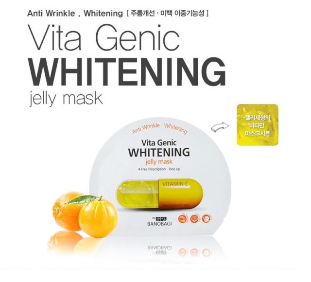 Bonobagi vita genic whitening jelly mask for whitening your skin and anti wrinkle effect