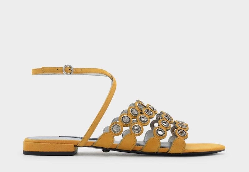 New summer shoes gen z yellow sandal