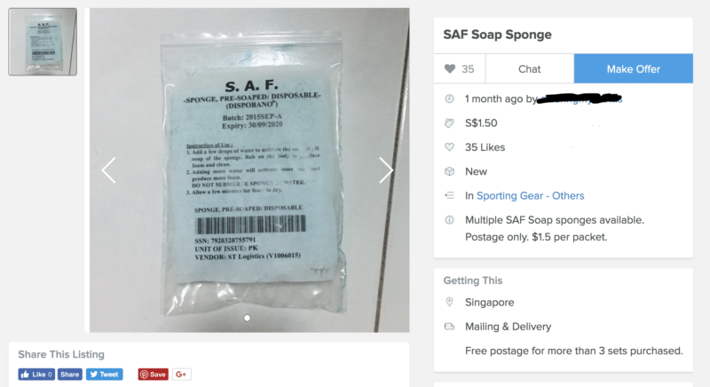SAF soap sponge