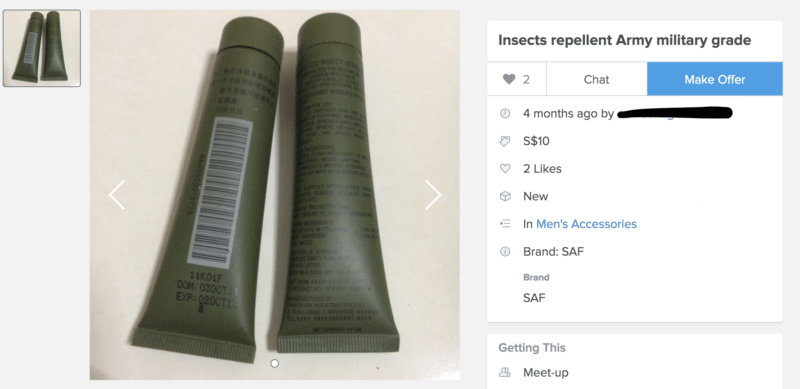 SAF insect repellent 