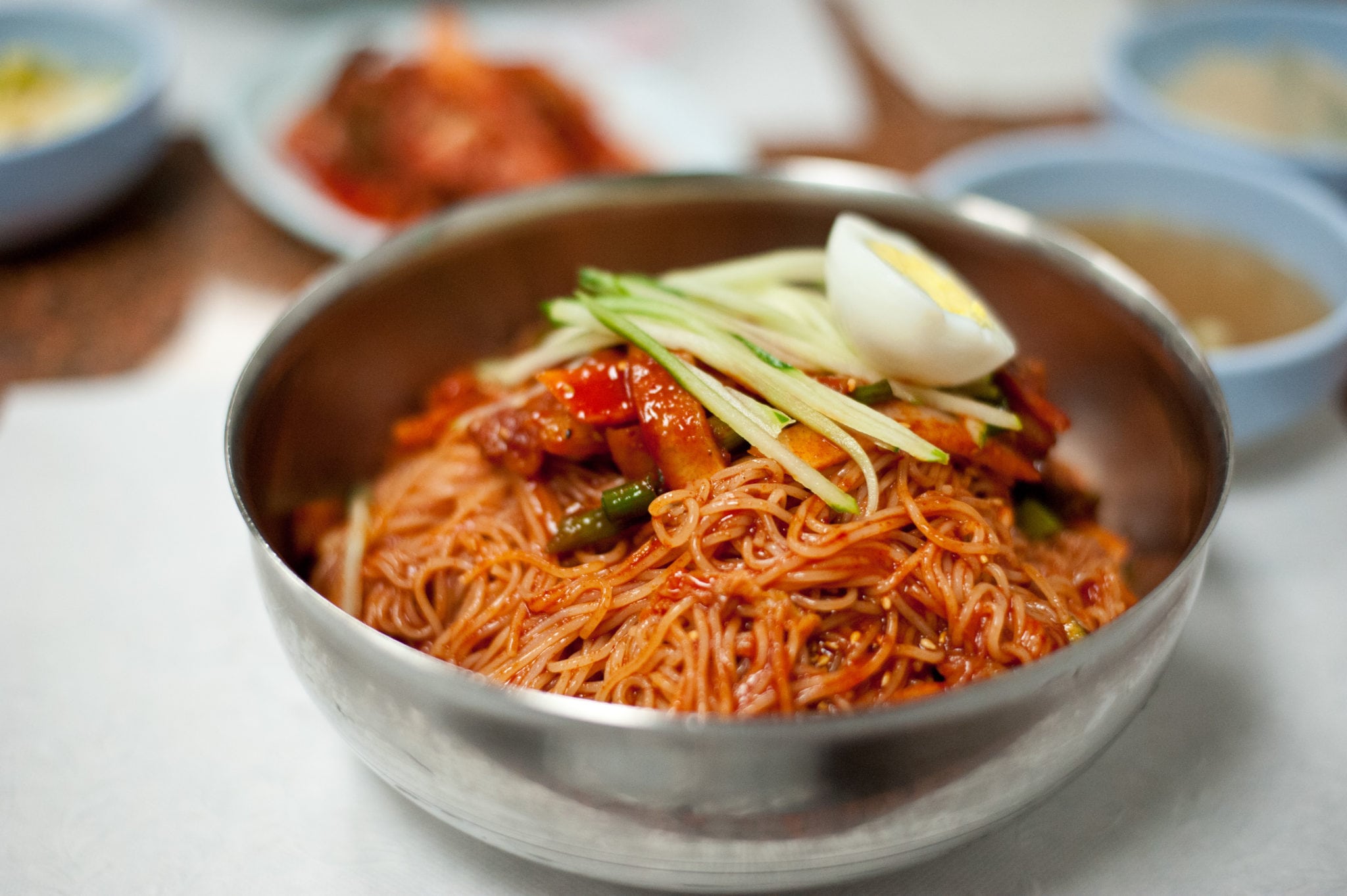 Корейская еда нэнмён