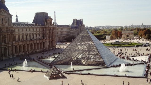 Europe Paris Louvre Pyramid