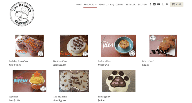 baked treats and goods for dog