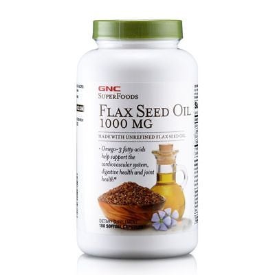 GNC Flax Seed Oil Supplements