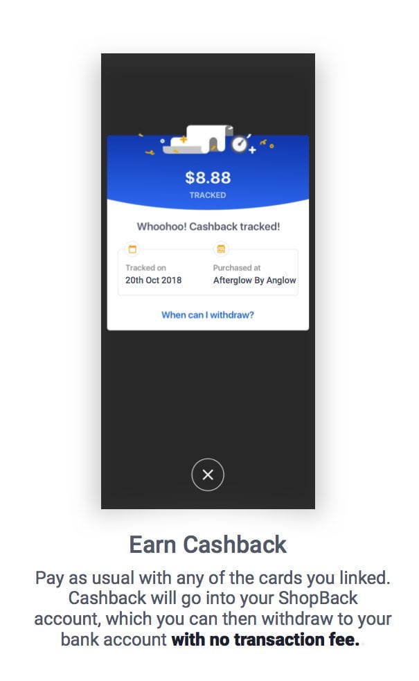 ShopBack GO Earn Cashback