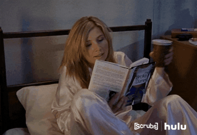Scrubs Reading In Bed
