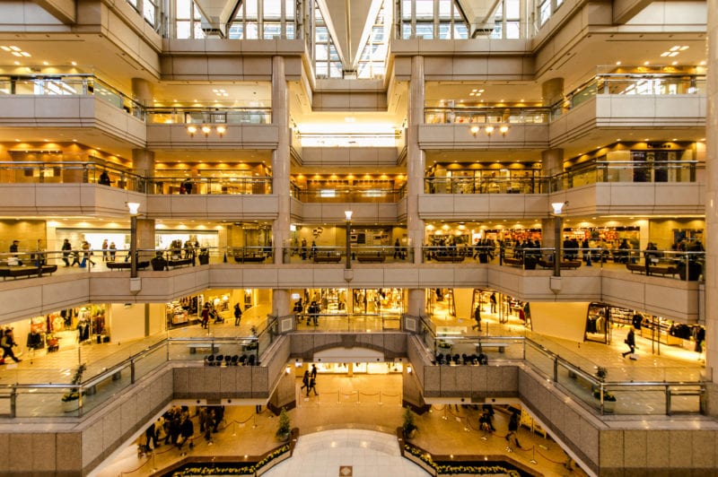shopping mall interiors