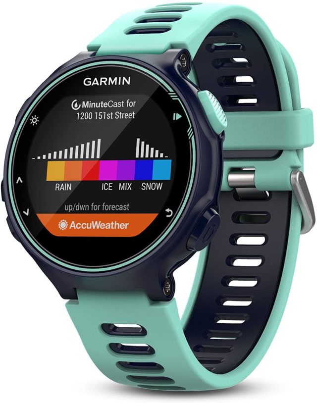 Garmin Forerunner 735XT Multisport GPS Running Watch in Frost Blue and Midnight