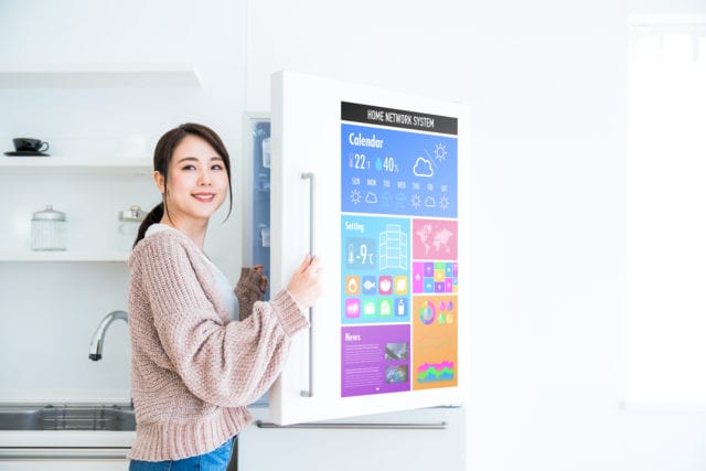 smart fridge concept