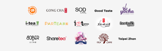 logos of bubble tea partners