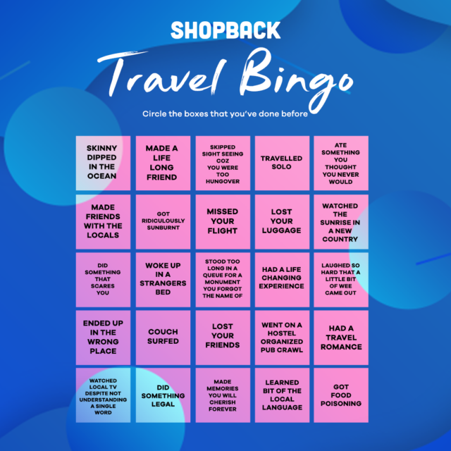 Travel Bingo