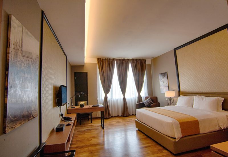 Room interiors with facilities 